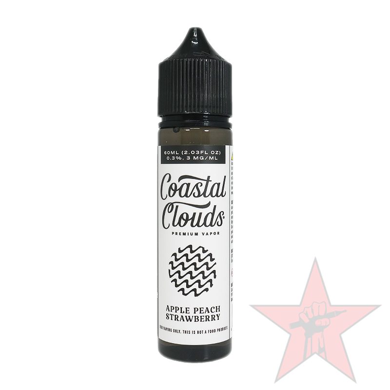 Coastal Clouds – Apple Peach Strawberry – 60mL