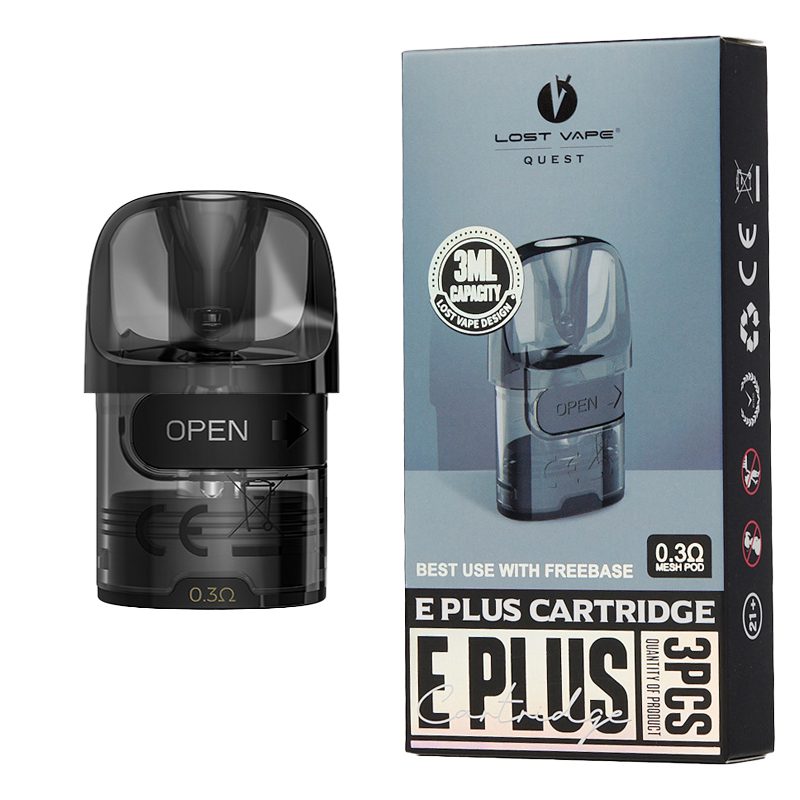 Lost Vape E-Plus Cartridge – 3 pack