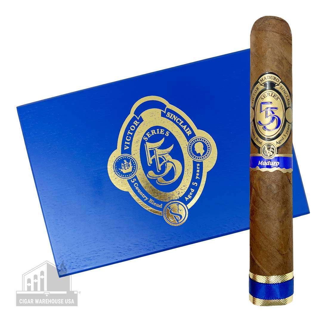 Victor Sinclair Series 55 Blue Label Maduro Robusto – Box