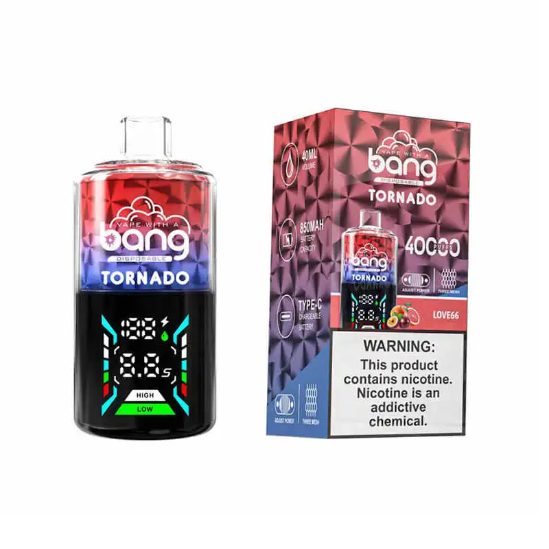 Wholesale Bang Tornado 40000 Puffs Disposable Vape