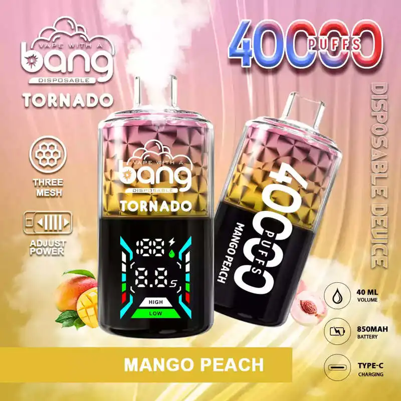 Wholesale Bang Tornado 40000 Puffs Disposable Vape - Image 6