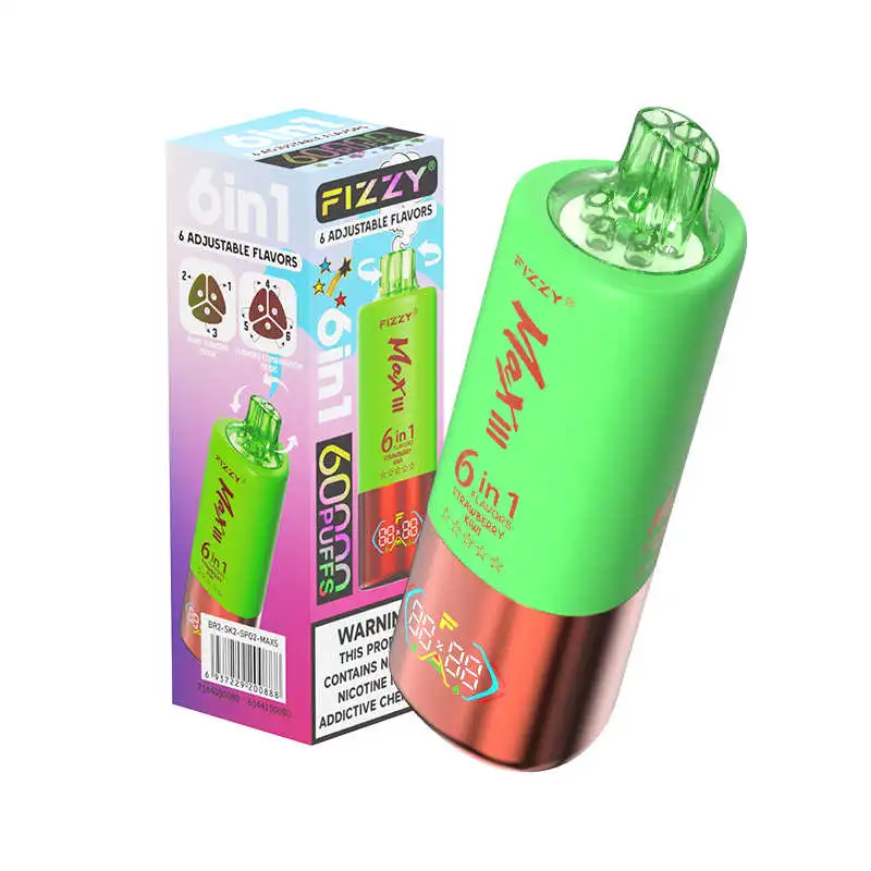 Wholesale Fizzy Max III 6IN1 60000 Puffs Disposable Vape