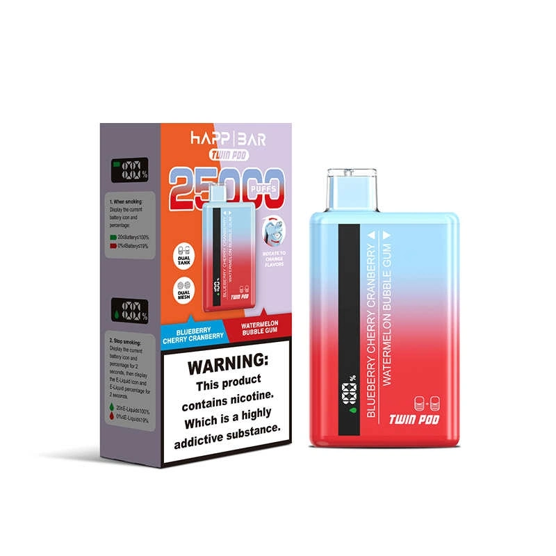 Wholesale Happ Bar Twins 25000 Puffs Disposable Vape