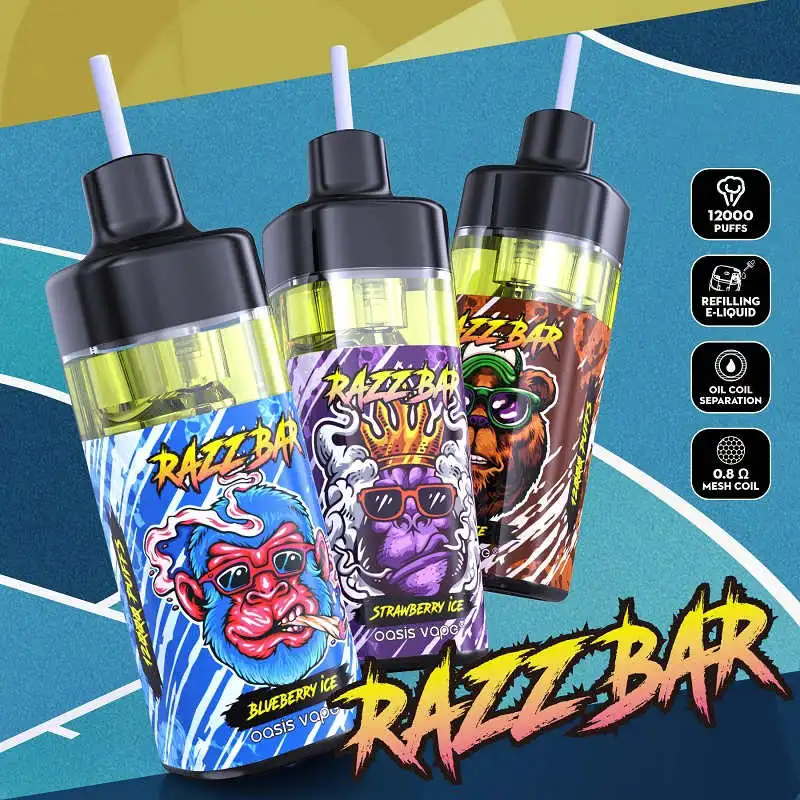 Wholesale RAZZ BAR 12000 Puffs disposable vape
