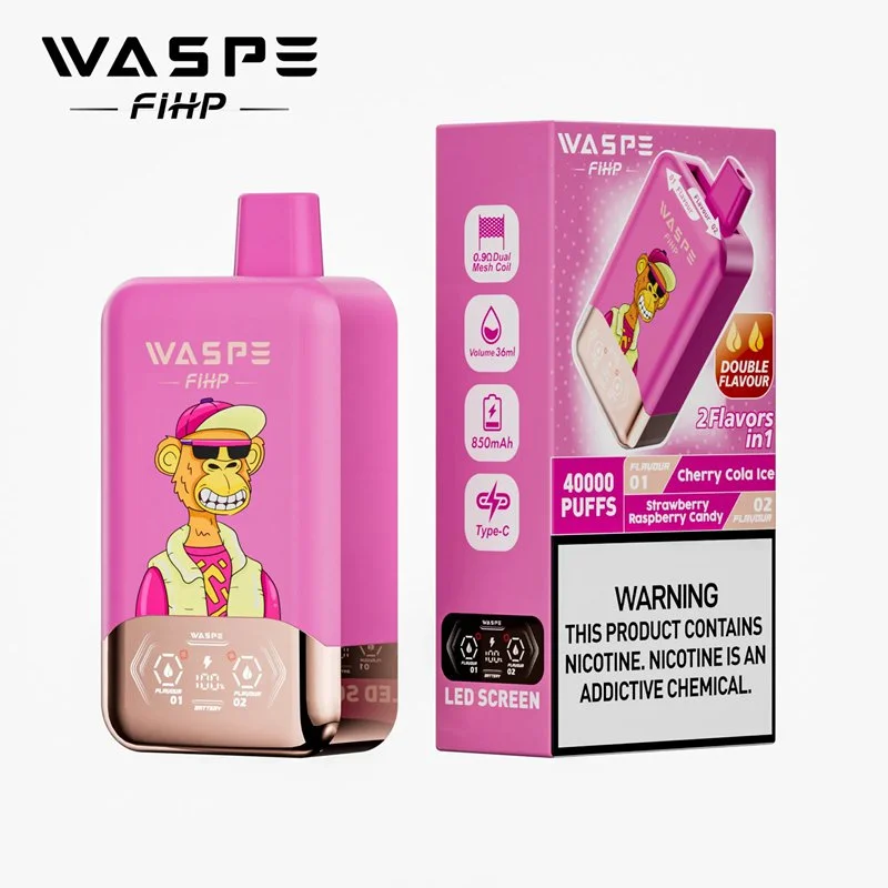 Wholesale Waspe Fihp 40K Puffs Double Flavor Disposable Vape - Image 13