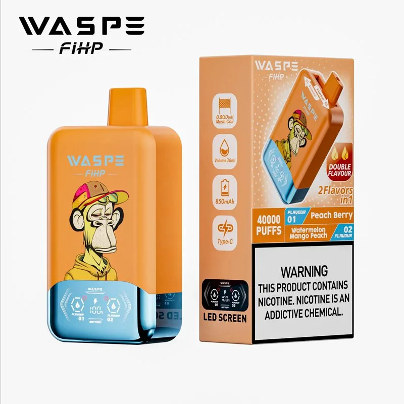 Wholesale Waspe Fihp 40K Puffs Double Flavor Disposable Vape - Image 8