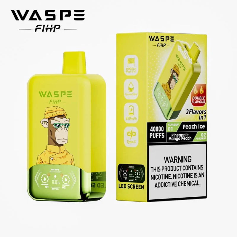 Wholesale Waspe Fihp 40K Puffs Double Flavor Disposable Vape - Image 7