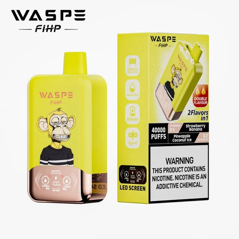 Wholesale Waspe Fihp 40K Puffs Double Flavor Disposable Vape - Image 14