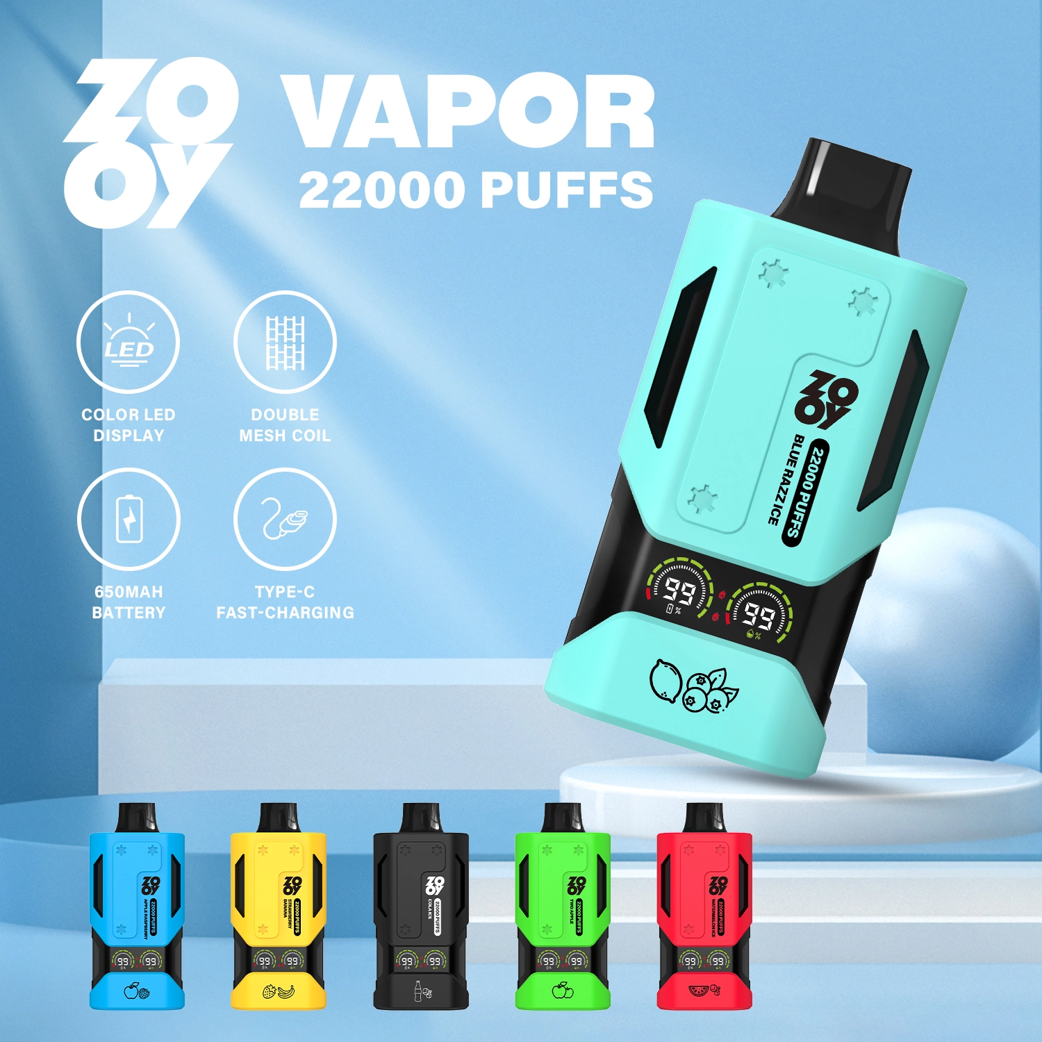 Wholesale ZOOY VAPE VAPOR 22K Disposable Vape - Image 15
